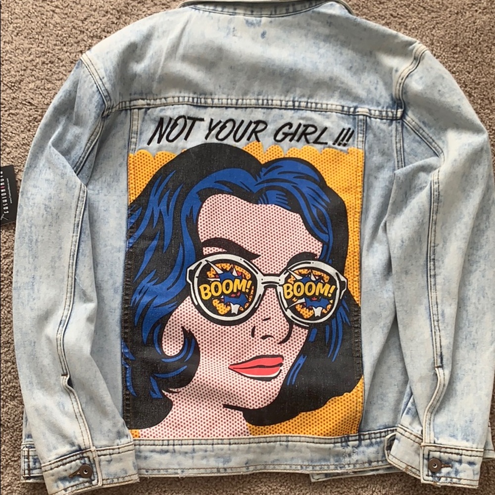 Oversized jean jacket - Picture 2 of 2